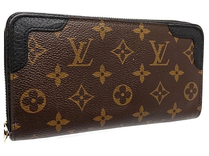 Cartera larga Louis Vuitton Monogram Retiro Negro Monograma - vista 3