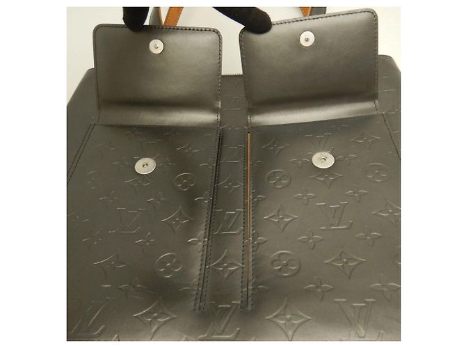 Borsa Tote Louis Vuitton Monogram Mat Wilwood Noir Nero Monogramma - vista 20