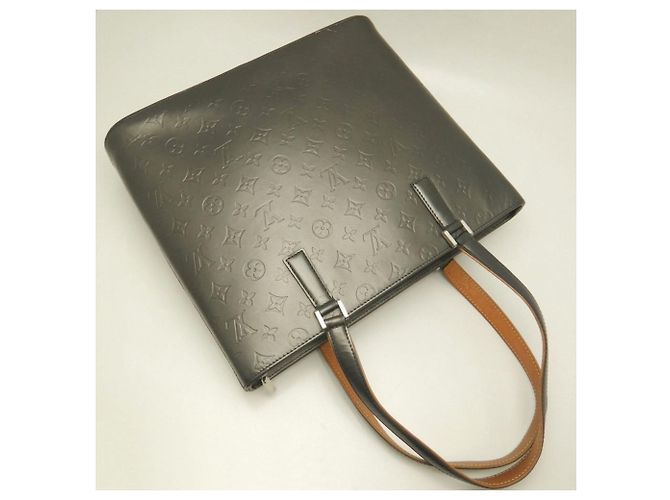 Borsa Tote Louis Vuitton Monogram Mat Wilwood Noir Nero Monogramma - vista 3