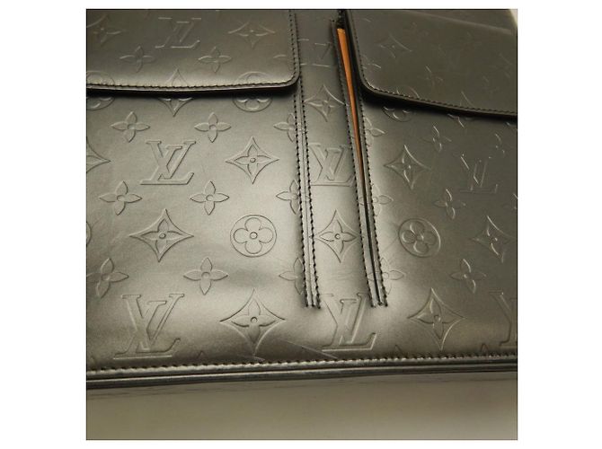 Borsa Tote Louis Vuitton Monogram Mat Wilwood Noir Nero Monogramma - vista 8