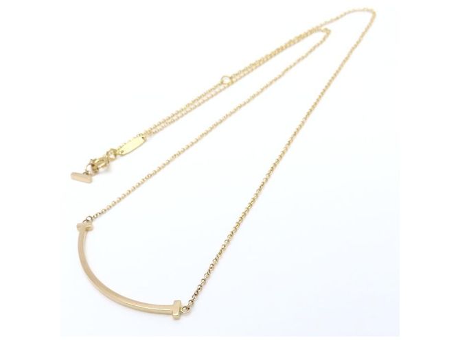 Collana Tiffany & Co. T Smile Small in oro rosa - vista 3