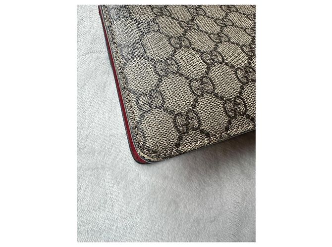 Gucci Dionysus GG Supreme Borsa a Catena Rosso Beige - vista 10