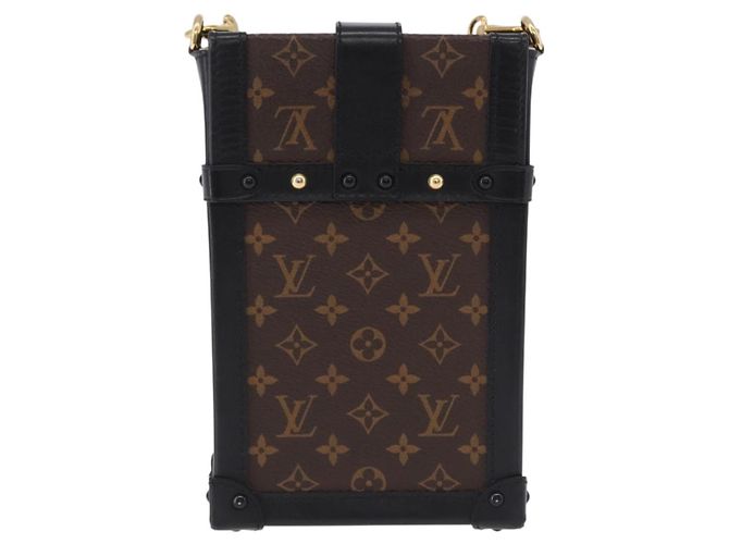 Pochette Trunk Verticale Louis Vuitton Monogram Canvas Marrone - vista 2
