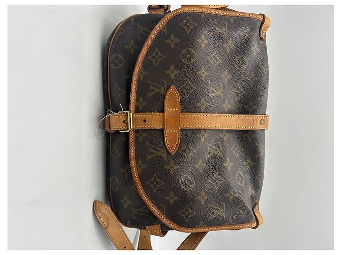 Louis Vuitton Saumur Monogram Canvas 30 Marrone - vista 2