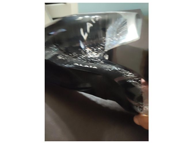 Botas Alaïa Plexi de ante negro - vista 4