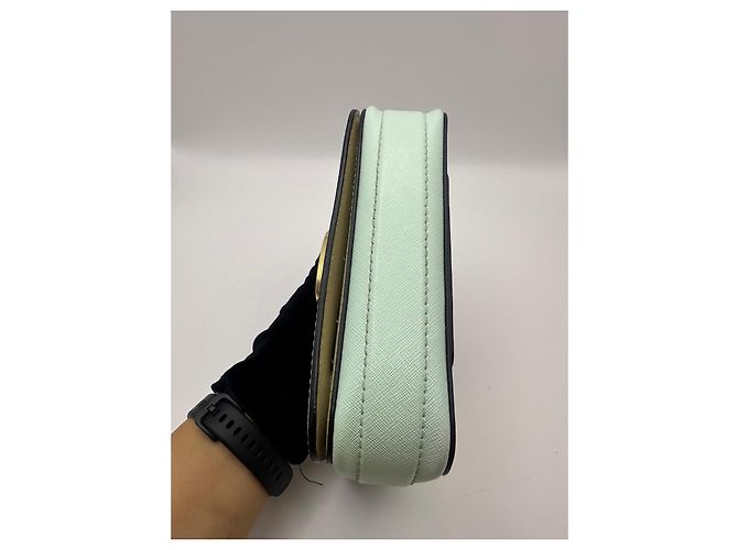 Marc Jacobs Borsa a Cintura The Hip Shot - Pelle Rosa/Verde Verde chiaro - vista 7