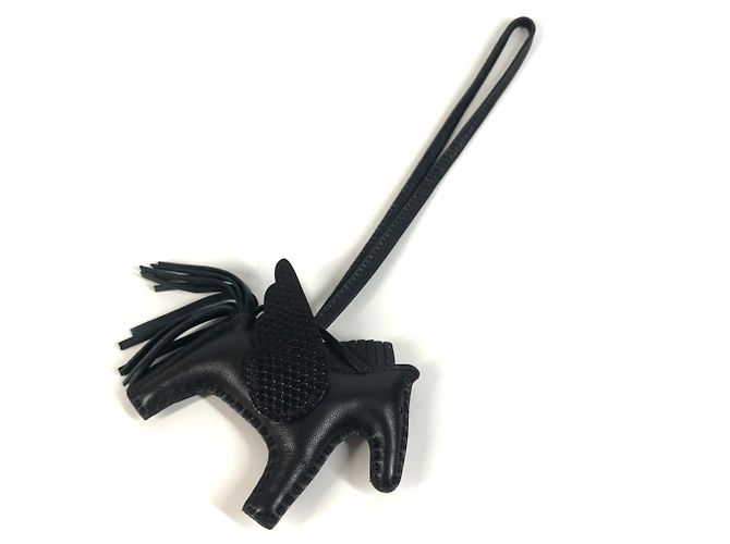 Hermès Hermes Horse Cheval So Black All Rodeo Pegasus PM Handbag Charm Nero - vista 5