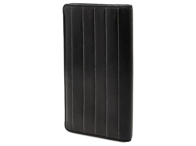 Cartera larga Chanel Mademoiselle Line Coco Mark Negro - vista 2