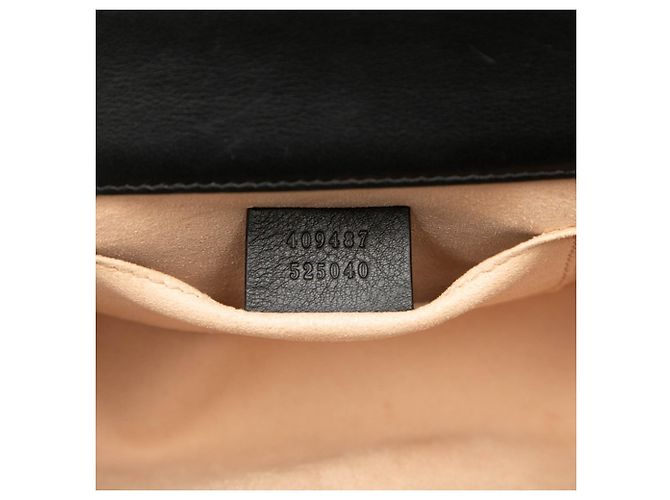 Padlock Borsa a tracolla con catena e lucchetto Gucci GG Supreme Nero Beige - vista 6