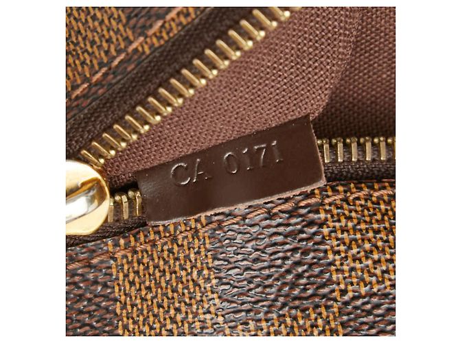Borsa Messenger Louis Vuitton Damier Brooklyn MM Marrone - vista 17