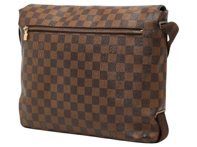 Borsa Messenger Louis Vuitton Damier Brooklyn MM Marrone - vista 2