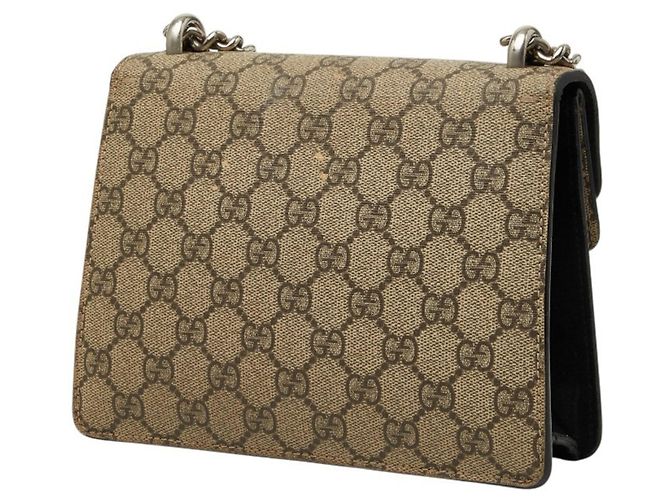 Gucci GG Supreme Dionysus Chain Shoulder Bag Black Beige - view 2