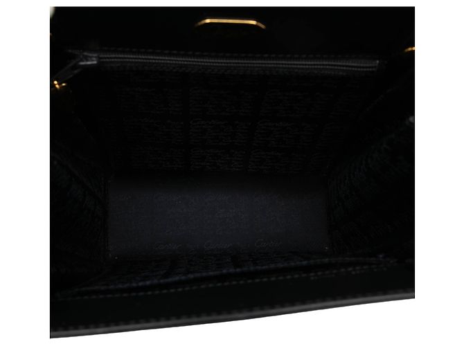 Borsa Cartier Sapphire Line Nero - vista 4