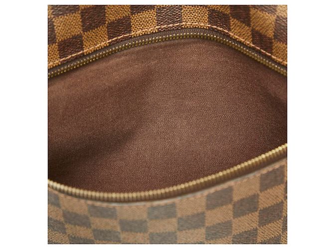 Borsa a tracolla Louis Vuitton Damier Brooklyn MM Marrone - vista 8
