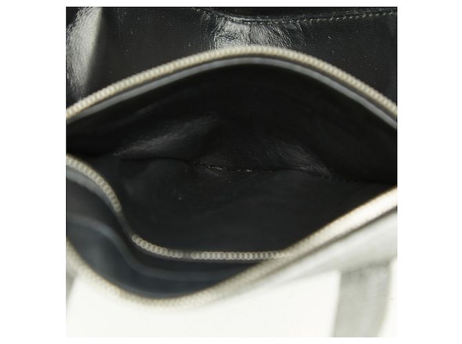 Borsa Duffle Balenciaga Triangle Argento - vista 7