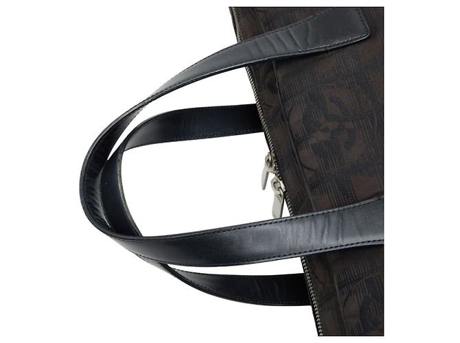 Valigetta Chanel Coco Mark Travel Line Nero Marrone scuro - vista 8