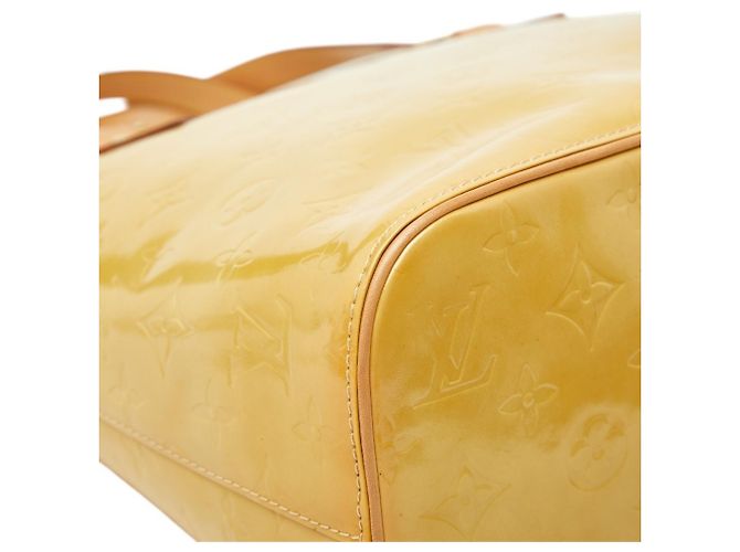 Borsa Tote Louis Vuitton Monogram Vernis Houston Giallo - vista 5