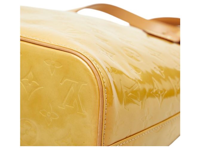 Borsa Tote Louis Vuitton Monogram Vernis Houston Giallo - vista 6