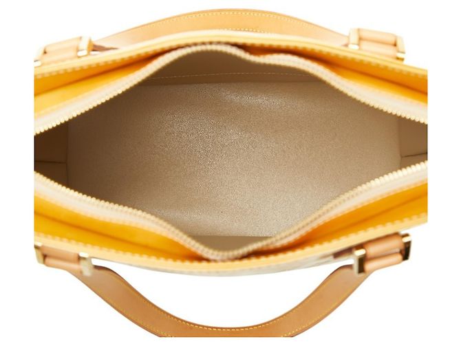 Borsa Tote Louis Vuitton Monogram Vernis Houston Giallo - vista 8
