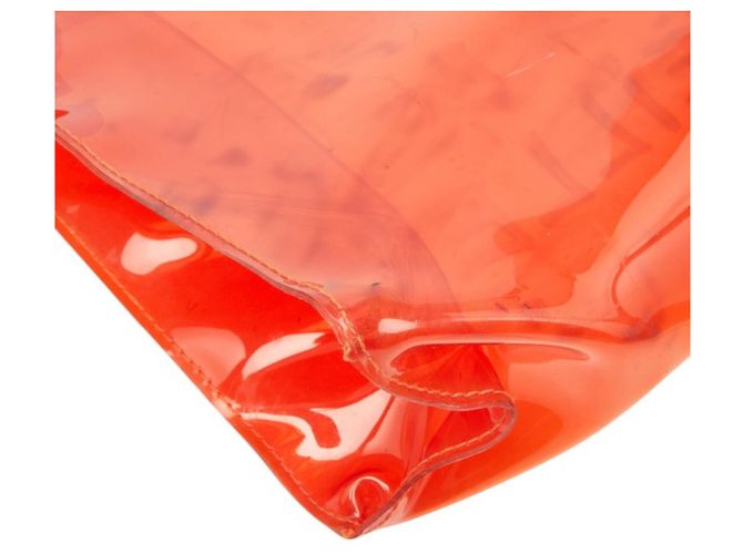 Hermès Borsa Tote Kelly in vinile Hermes Arancione - vista 7