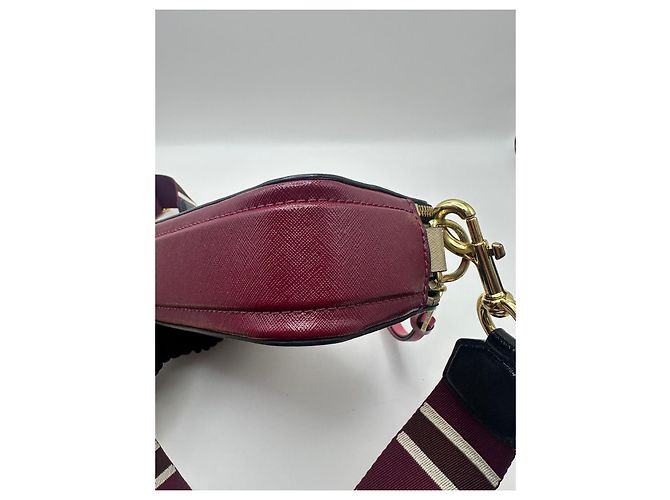 Borsa a tracolla Marc Jacobs Snapshot in pelle Rosa Beige - vista 7