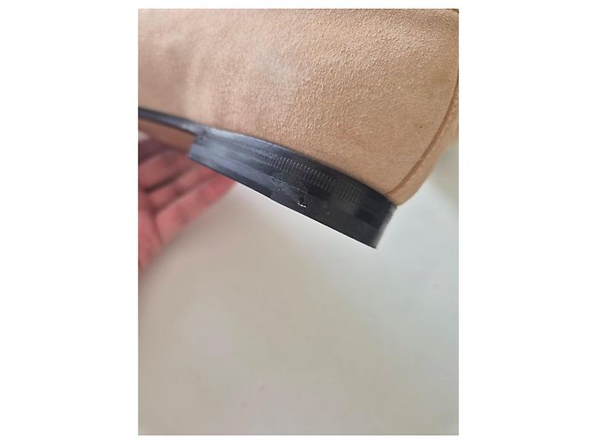 Gucci Mocassini Horsebit in scamosciato beige - vista 16