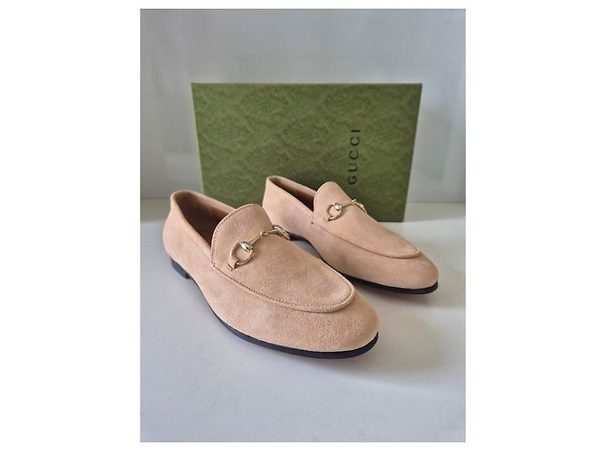 Gucci Mocassini Horsebit in scamosciato beige - vista 2