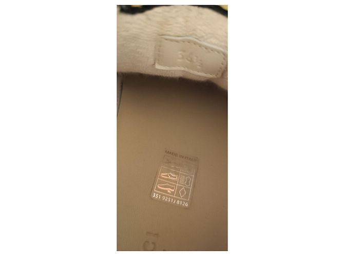 Sneakers Gucci in pelle e tessuto monogramma GG Rosso Blu Multicolore Beige Porpora - vista 6