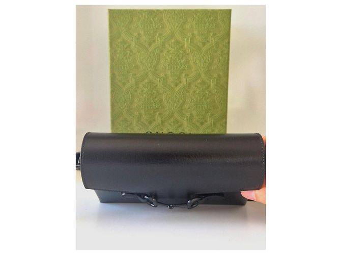 Borsa a tracolla Gucci Horsebit 1955 in pelle nera Nero - vista 11