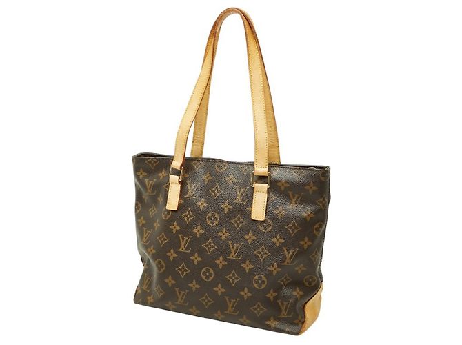 Borsa Tote Louis Vuitton Monogram Cabas Piano Marrone - vista 2