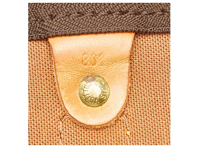 Borsa Boston Louis Vuitton Monogram Keepall 45 Marrone - vista 10