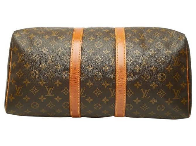 Borsa Boston Louis Vuitton Monogram Keepall 45 Marrone - vista 3