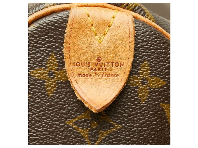 Borsa Boston Louis Vuitton Monogram Keepall 45 Marrone - vista 9
