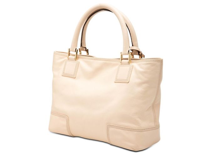 Borsa Tote Loewe Anagram Fusta Beige - vista 2