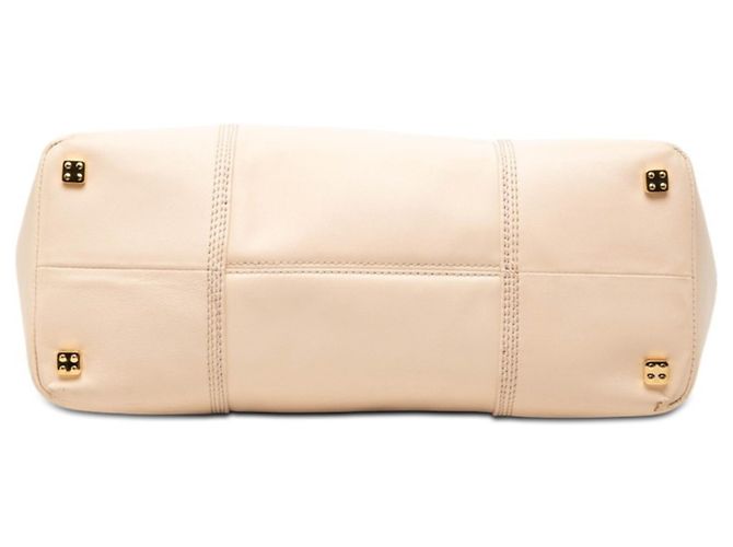 Borsa Tote Loewe Anagram Fusta Beige - vista 3