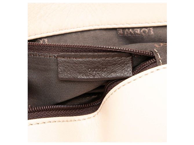 Borsa Tote Loewe Anagram Fusta Beige - vista 6