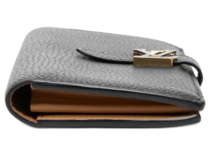 Portafoglio lungo Louis Vuitton in pelle nera Noir Nero - vista 3