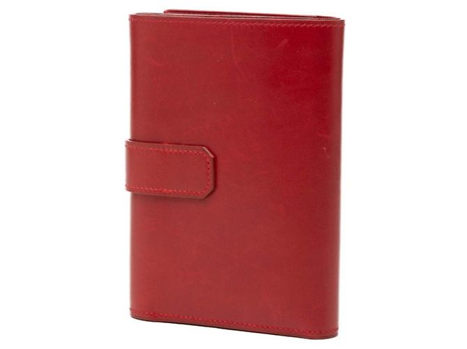 Hermès Cartera plegable compacta Jura Hermes Roja - vista 2