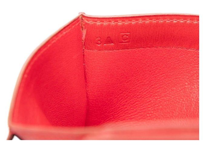 Hermès Cartera plegable compacta Jura Hermes Roja - vista 7