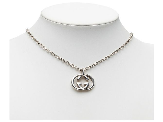 Collana con pendente a catena Interlocking G Gucci - vista 6