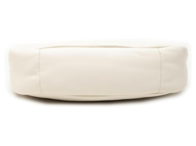 Sac à main avec logo plaque Triangle Prada Blanc - vue 3