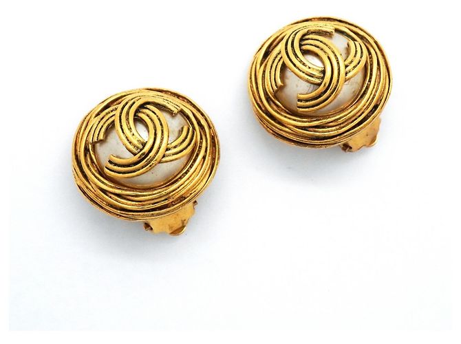 Orecchini a clip placcati oro Chanel D'oro - vista 2