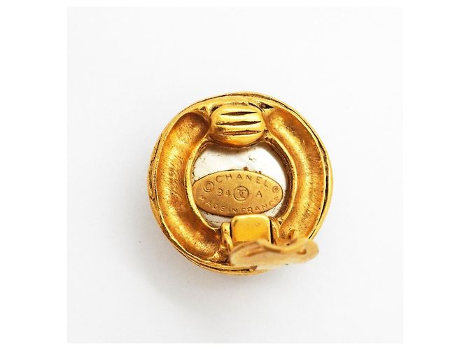 Orecchini a clip placcati oro Chanel D'oro - vista 4