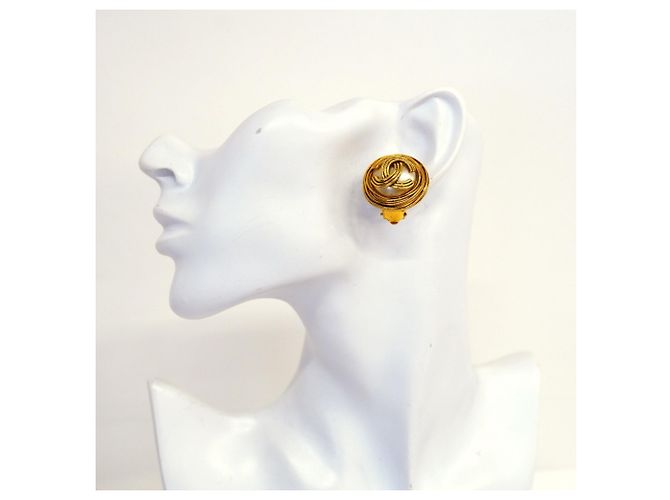 Orecchini a clip placcati oro Chanel D'oro - vista 5