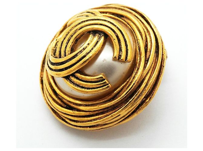 Orecchini a clip placcati oro Chanel D'oro - vista 6