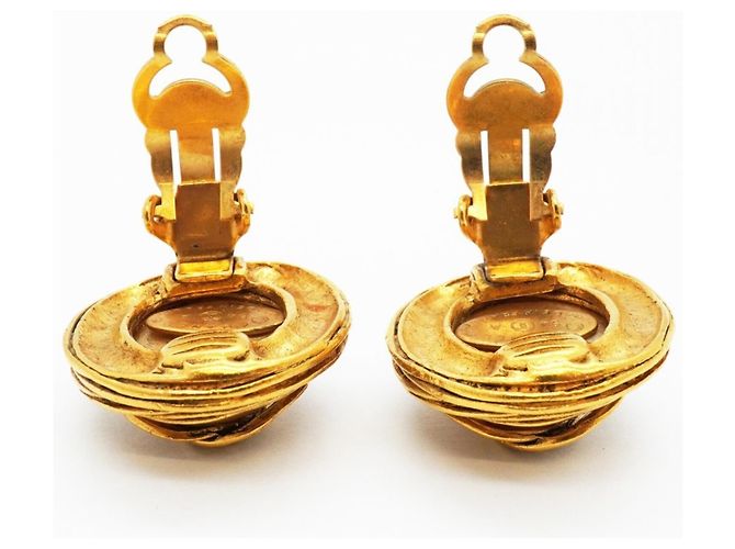 Orecchini a clip placcati oro Chanel D'oro - vista 7