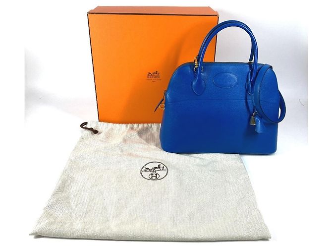 Hermès Borsa 2-Way Hermes Bolide 31 in blu - vista 17
