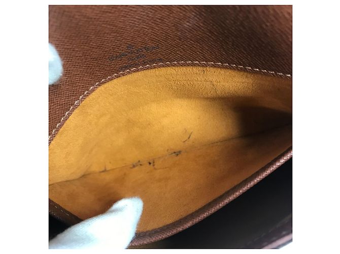 Borsa a Spalla Louis Vuitton Monogram Musette Tango Marrone - vista 14