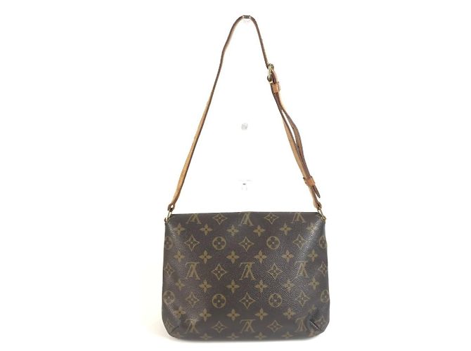 Borsa a Spalla Louis Vuitton Monogram Musette Tango Marrone - vista 2