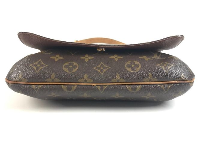 Borsa a Spalla Louis Vuitton Monogram Musette Tango Marrone - vista 5
